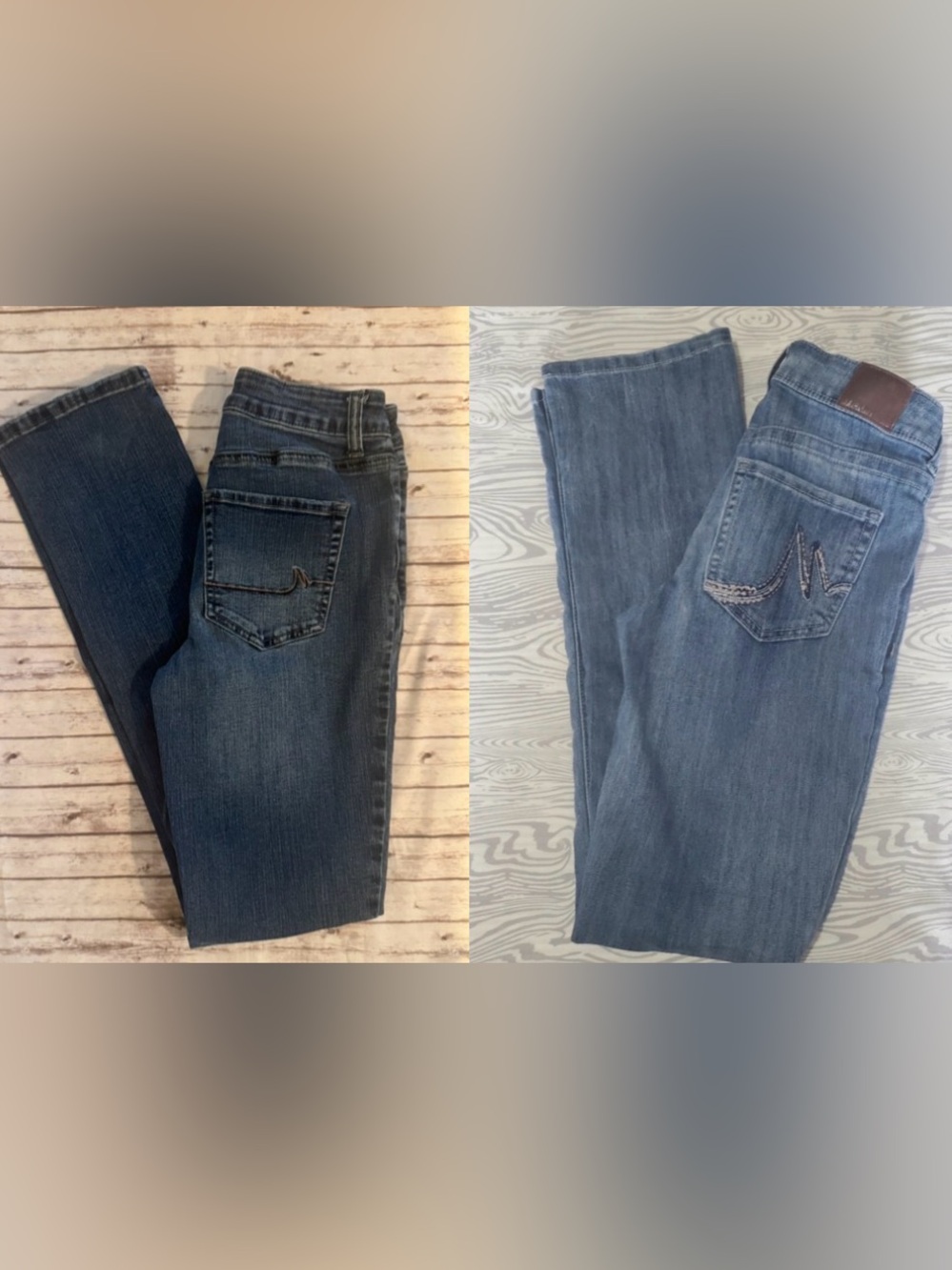 2 Pair Maurices Barely Boot Jeans